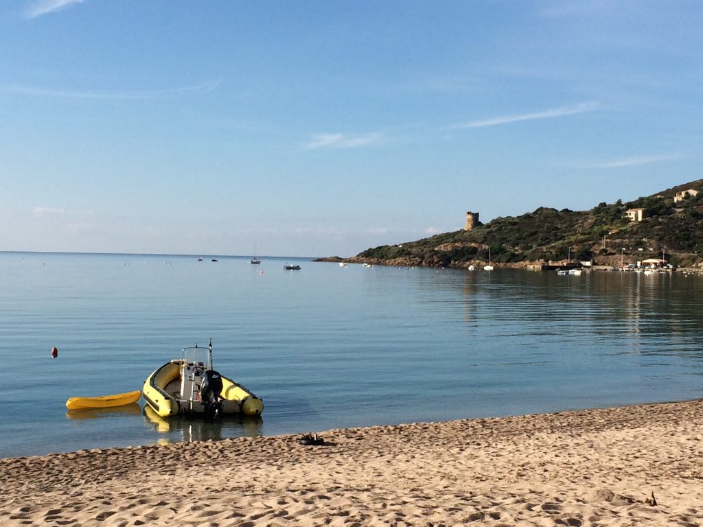 La plage de Sagone à 50m